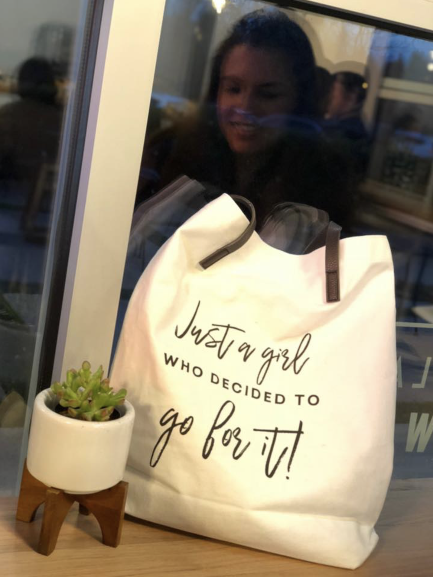 bag that says go for it